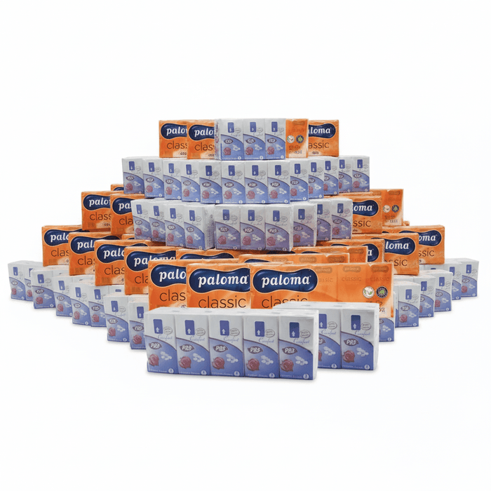 Bulk 400 Pocket Tissues - 40x10 Packs 3-Ply - Soft Strong Handy Size UK