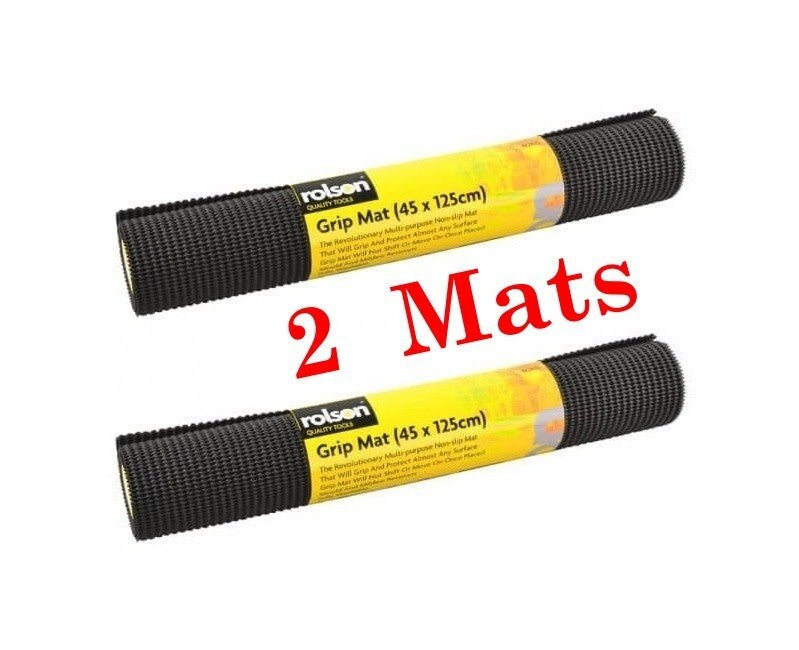 2 x Large rolls(45x125cm) multipurpose  grip non slip matting gripper by ROLSON