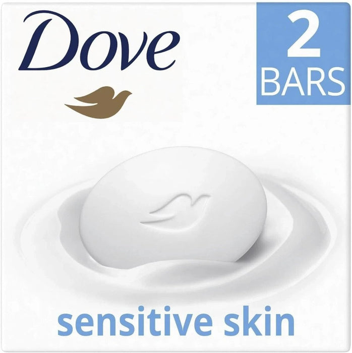 Dove Pure & Sensitive Hypoallergenic Beauty Cream Soap Bar 8 bars x 90g.