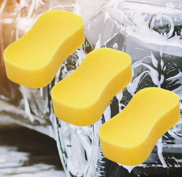 3 x Super Quality Synthetic Jumbo Sponge Washing Cleaning Valeting Car Van Home