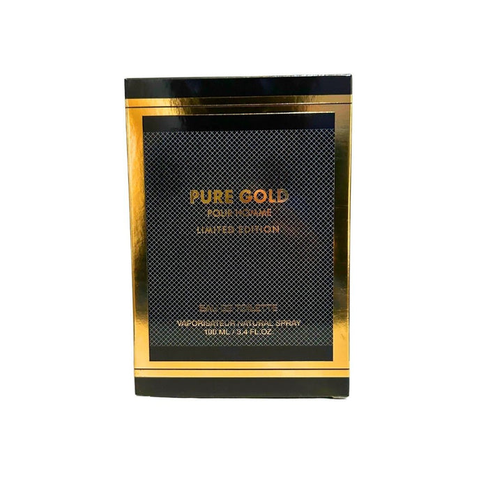Pure Gold Men's Aftershave Eau De Toilette 100ML Creative Colours FREE DELIVERY!