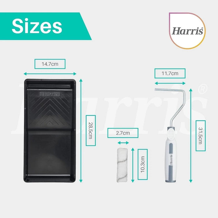 Harris Seriously Good 4" Walls & Ceilings Medium Pile Mini Roller Sleeves Set