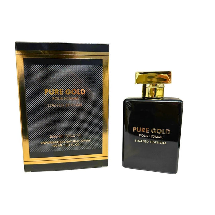 Pure Gold Men's Aftershave Eau De Toilette 100ML Creative Colours FREE DELIVERY!