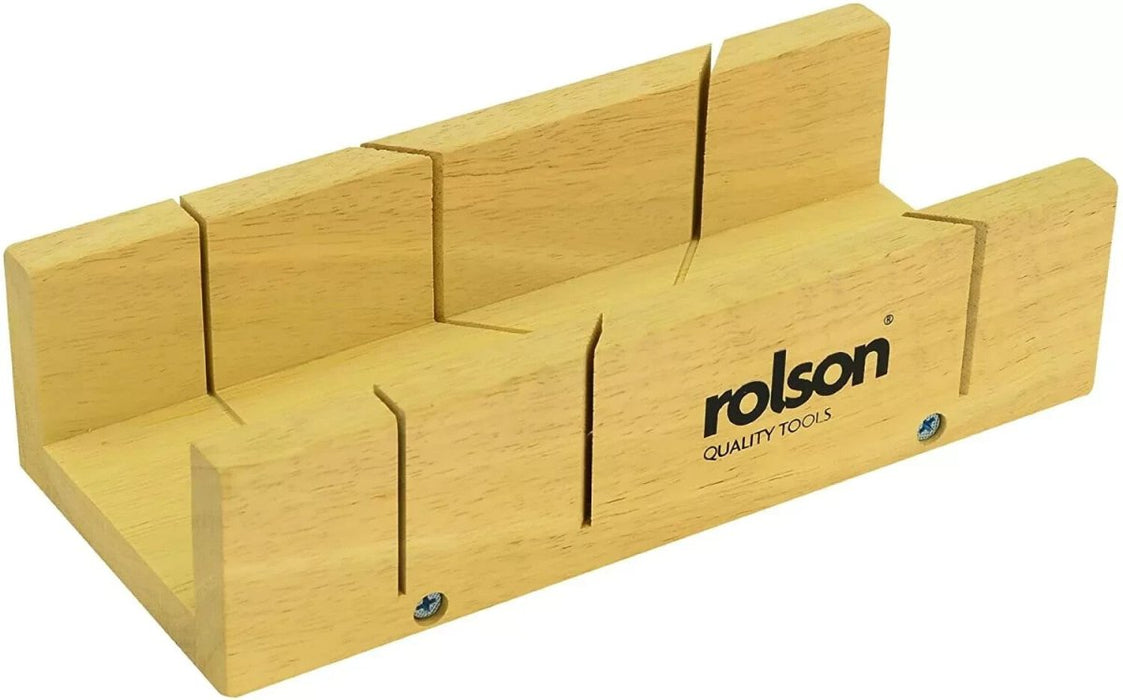 Rolson 230mm Wooden Mitre Box 56429