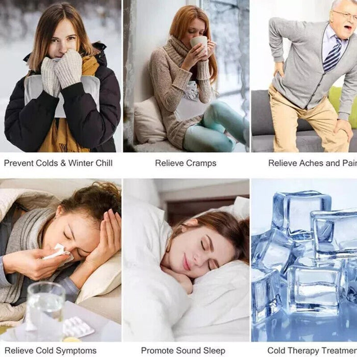 2 Pack Large Hot Water Natural Rubber 2L Bottle British Standard Warmer Assorted