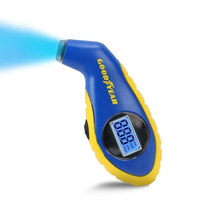 Goodyear Digital LED Tyre Pressure Gauge Tester Measurement Car Motorcycle Bike