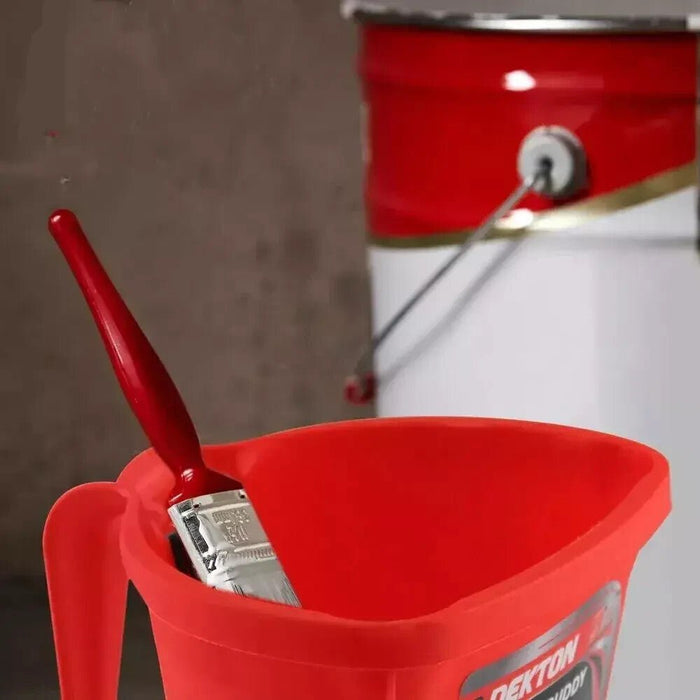 2 x Dekton Painters Buddy Decorate Paint Caddy Bucket Magnetic Brush Holder