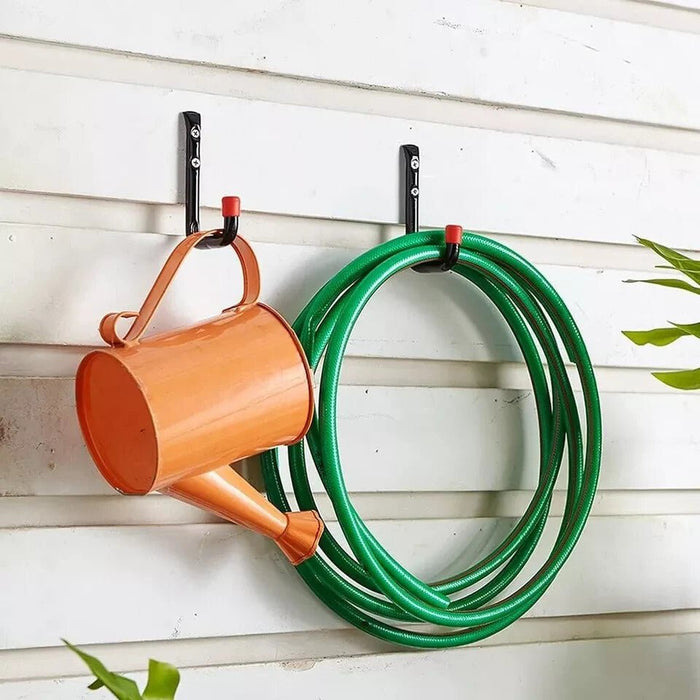 DEKTON 4 x Wall Mounted Storage Hooks, Steps Ladders Hoses Tools Garden Shed