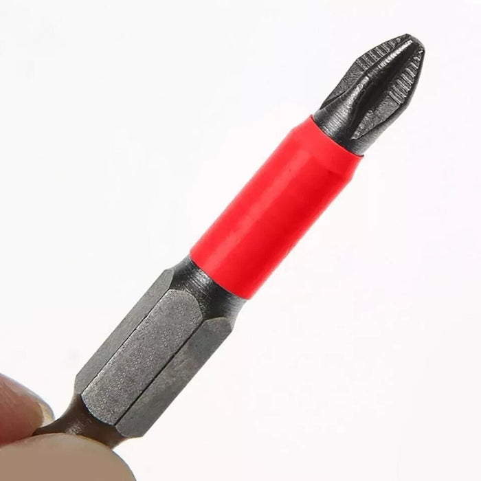 Dekton DT65412 10 Piece 50mm Non-Slip Pozi* PZ2 Power Drill Screwdriver Bit Set.
