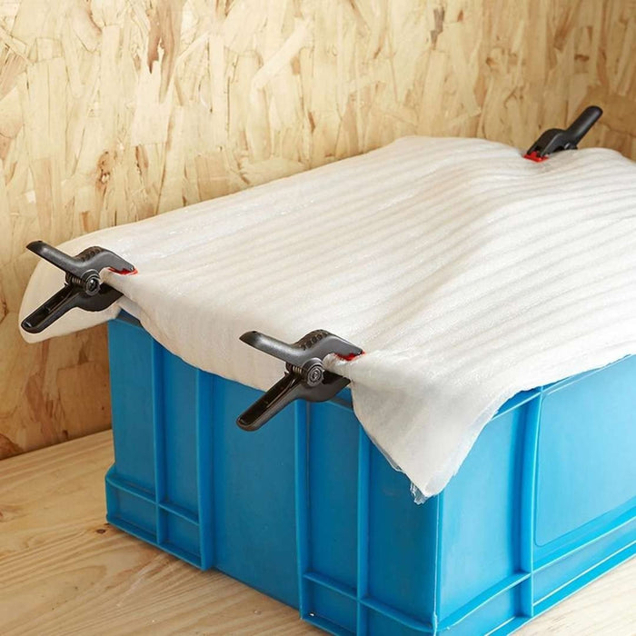 DEKTON 6 PC PLASTIC CLAMPS 2INCH (60MM) NON SLIP 30MM JAW OPENING