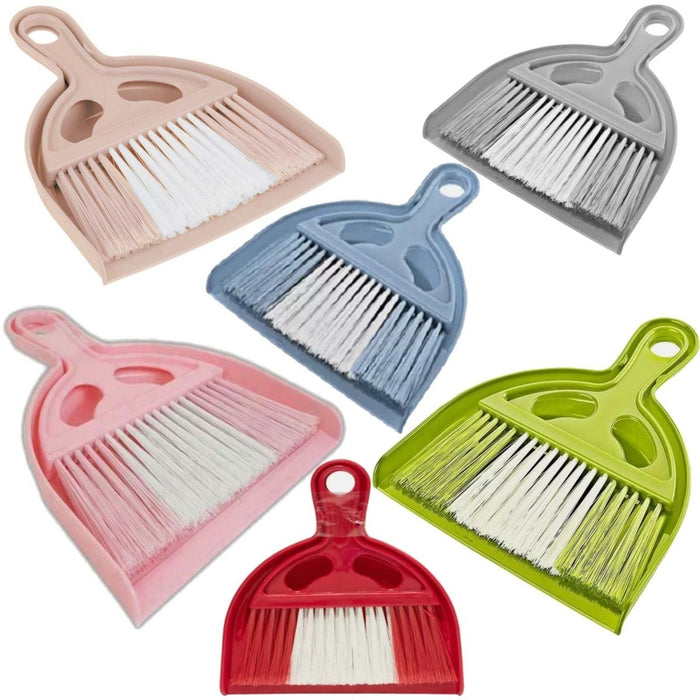 Dustpan and Brush Set Plastic Hand Held Dust Pan Broom Sweeper Cleaning Sweep UK