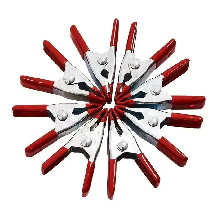 AMTECH 8PC 50mm QUICK GRIP CLAMPS Spring Action Mini Metal Holds Home Craft DIY