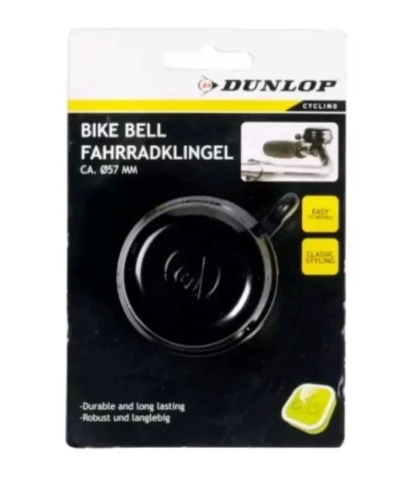Dunlop Bike Bicycle Ring Bell Alarm Handlebar Loud Black Mountain