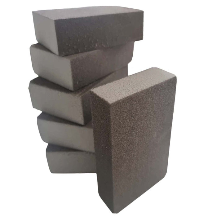 6x Foam Sanding Block Cleaning Pad Wet/Dry Blocks Grinding Sanding Fine Sponge