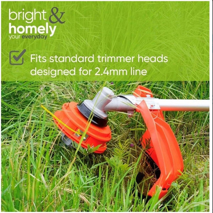 Garden Strimmer Trimmer Line Cord Nylon Universal Garden Grass Wire 2.4mm x 15m