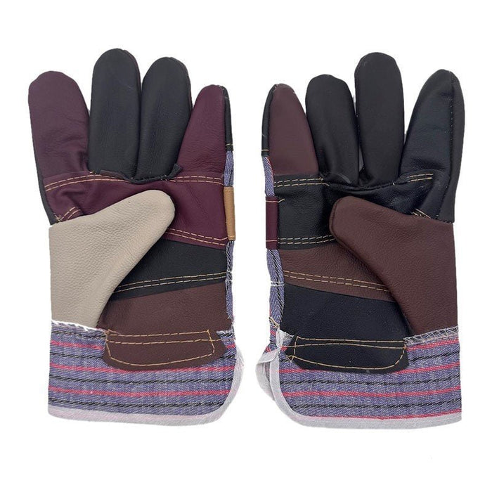 Heavy duty Double palm safety thorn proof work gloves for gardening and Rigger