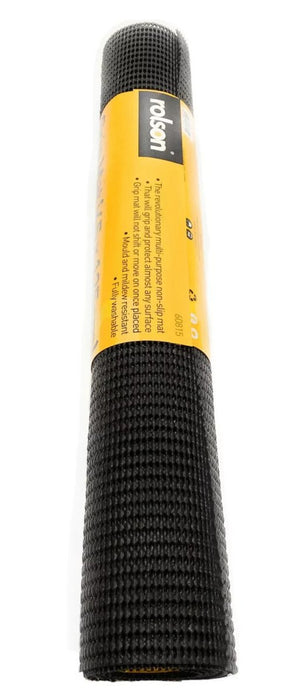 Rolson Black Non-Slip Cushion Mat Anti Slip Good Grip Home Car Workplace
