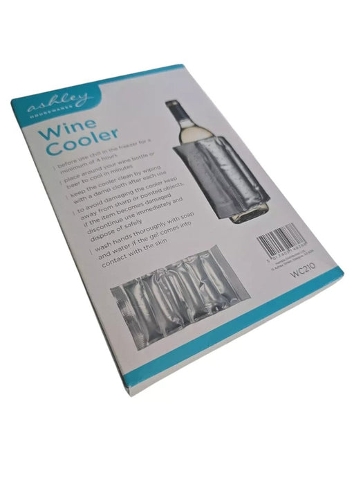 Wine Bottle Cooler Sleeve Slip On Cooling Sleeve Chiller Gel Pad No Ice Cool Bag