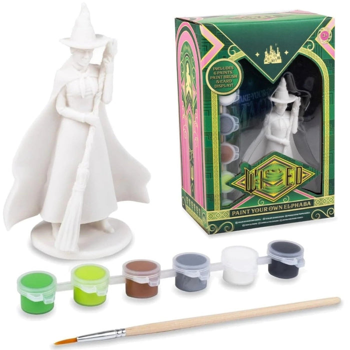 2 Wicked: For Good Paint Your Own Glinda & Elphaba Model Kids Gift Set