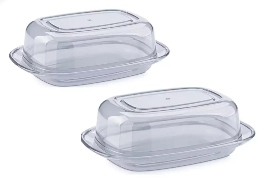 Cheese/Butter Dish With Lid Storage Kitchen Clear Butter Dish Plastic Container