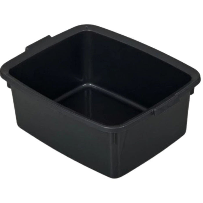 Addis 12L Five Star Rectangular Washing Up Bowl in Soft Black | 42  x 33 x 16cm