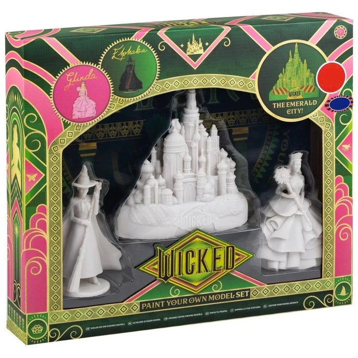 Wicked: For Good Giant Paint Your Own Glinda Elphaba Oz City Model Craft Set Toy