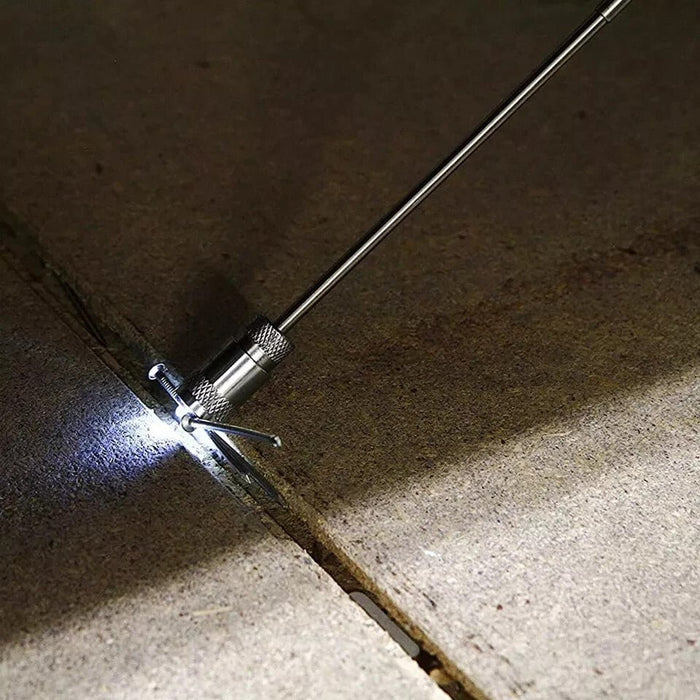 LED Light Telescopic Magnetic Pick Up Rod Tool Stick Extending Magnet Rolson