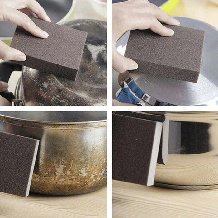 6x Foam Sanding Block Cleaning Pad Wet/Dry Blocks Grinding Sanding Fine Sponge