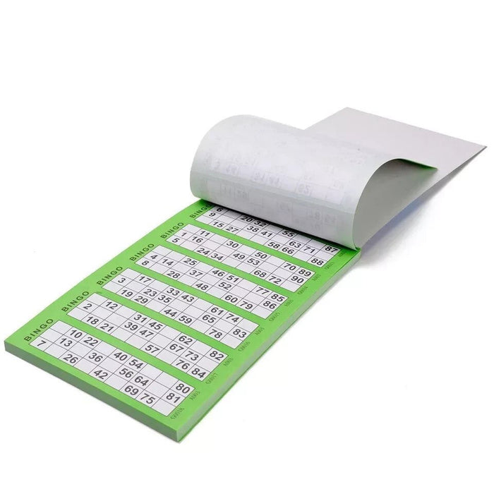600 Jumbo Bingo Tickets Security Coded Perforated Fun Game Activity 21 x 12cm