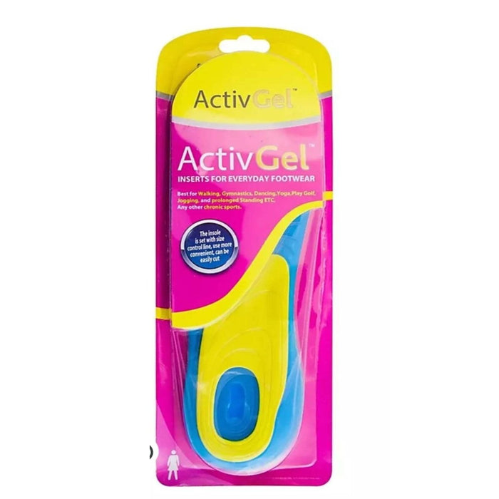 Gel Insole Shoe Boots Inserts Orthotic Arch Support Pad Shock Absorption Insoles
