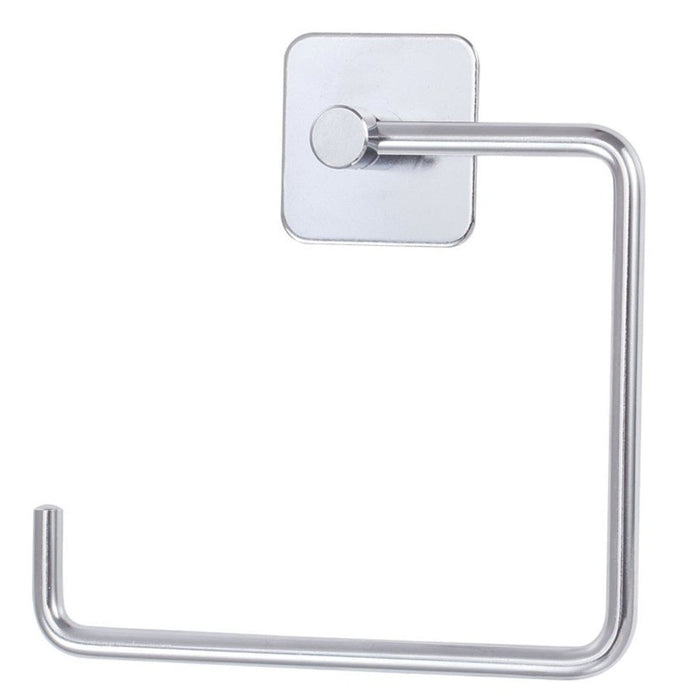 Stainless Steel Toilet Roll Holder – Chrome Adhesive or Screw Mount