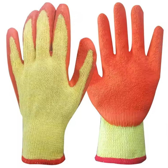 Pair Multi Purpose Grip Work Safety Gloves For Builder Gardening Hand Protection