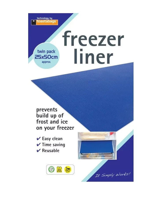 4x Freezer Drawer Shelf Defrost Liners Mats - Prevents Build Up Ice & Frost