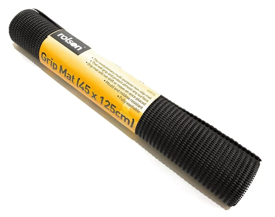 Rolson Black Non-Slip Cushion Mat Anti Slip Good Grip Home Car Workplace