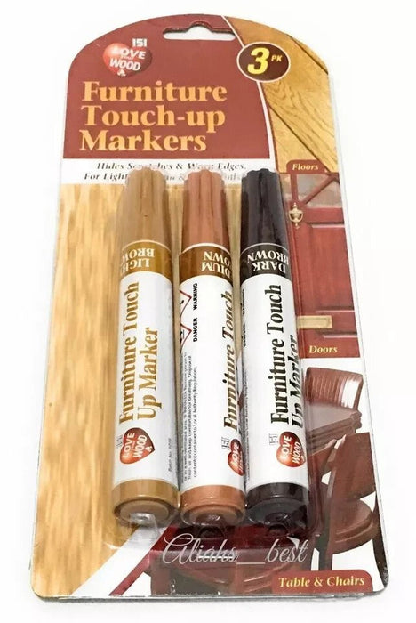 Wood Floor Repair Furniture Touch Up Pen Markers Remove Scratches Laminate 3pc
