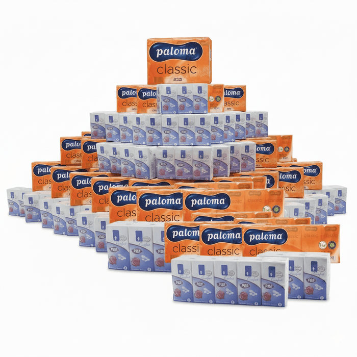Bulk 400 Pocket Tissues - 40x10 Packs 3-Ply - Soft Strong Handy Size UK
