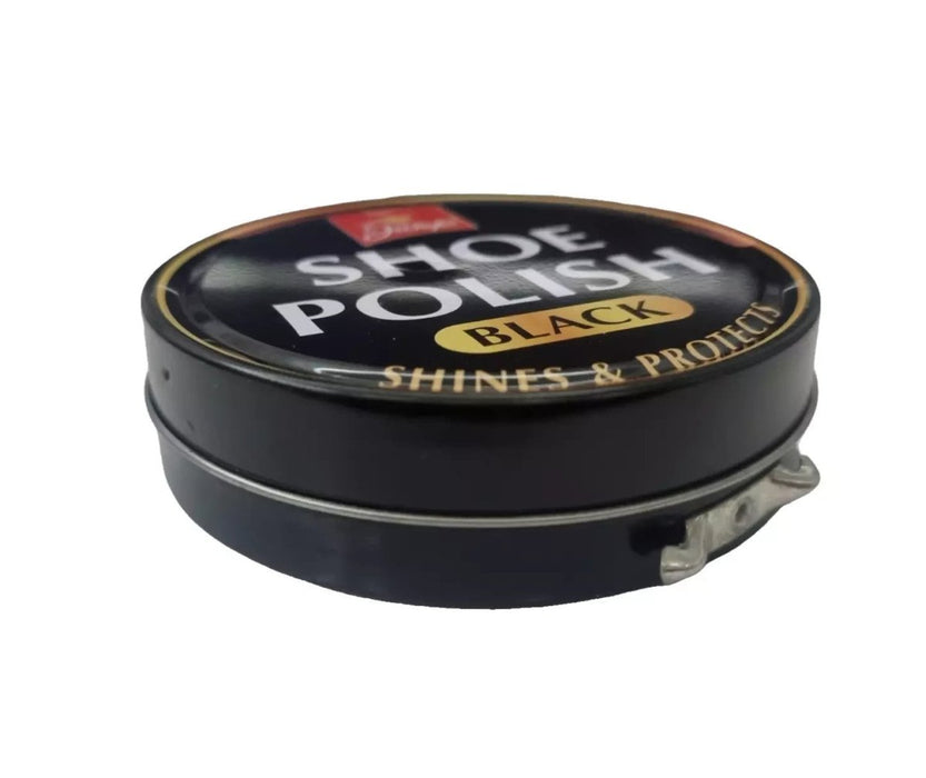 Jump Shoe Boot Polish Tin 80G Black Polish Shine Protect leather Footwear