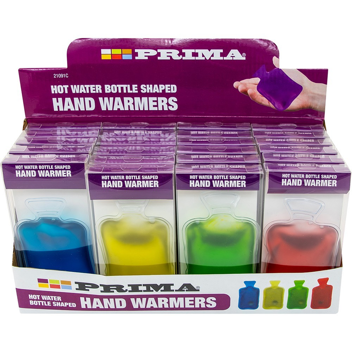 2 x Mini Hot Water Bottle Hand Pocket Outdoor Winter Warmer Gift 11cm