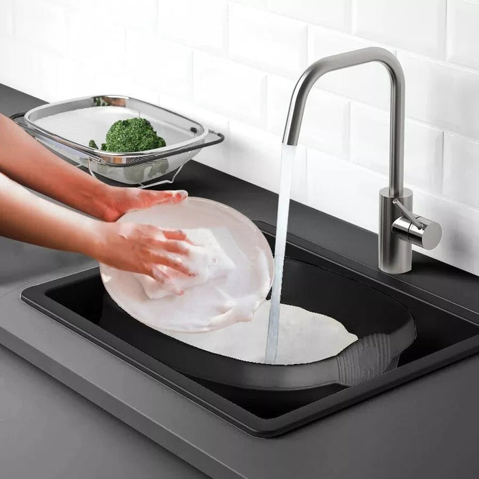 39cm Rectangular Washing Up Bowl 12Ltr Capacity Large Plastic Sink Basin Kitchen