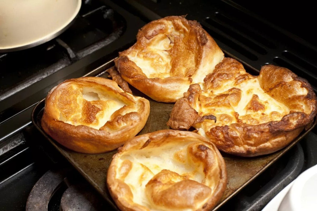 Yorkshire Pudding Tray Shallow Cup Non-Stick 4 Cups - Chef Aid