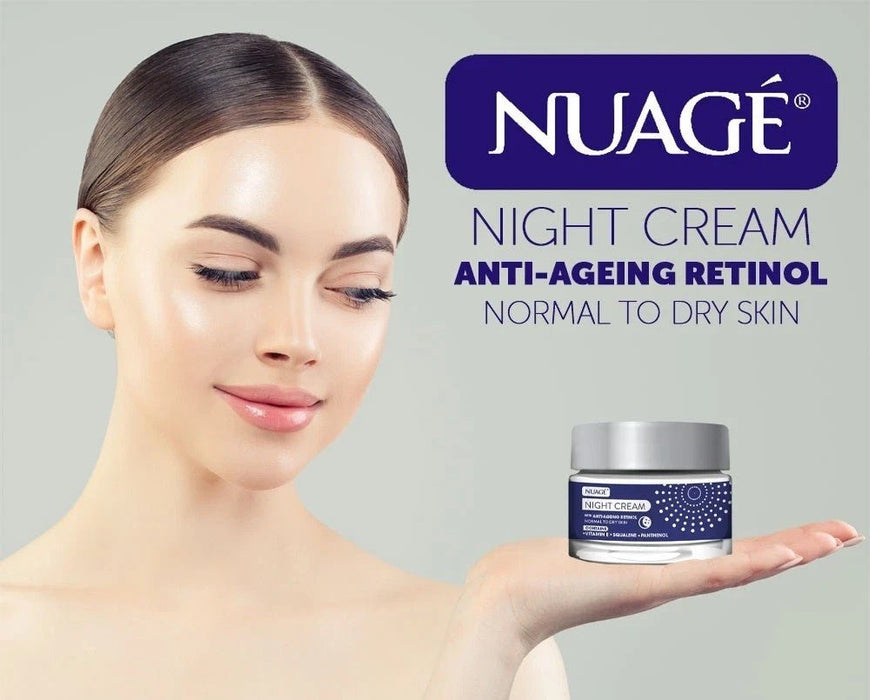 Nuage Day & Night Cream Set 2 x 50ml Argan Oil Retinol Vitamin E Normal Dry Skin
