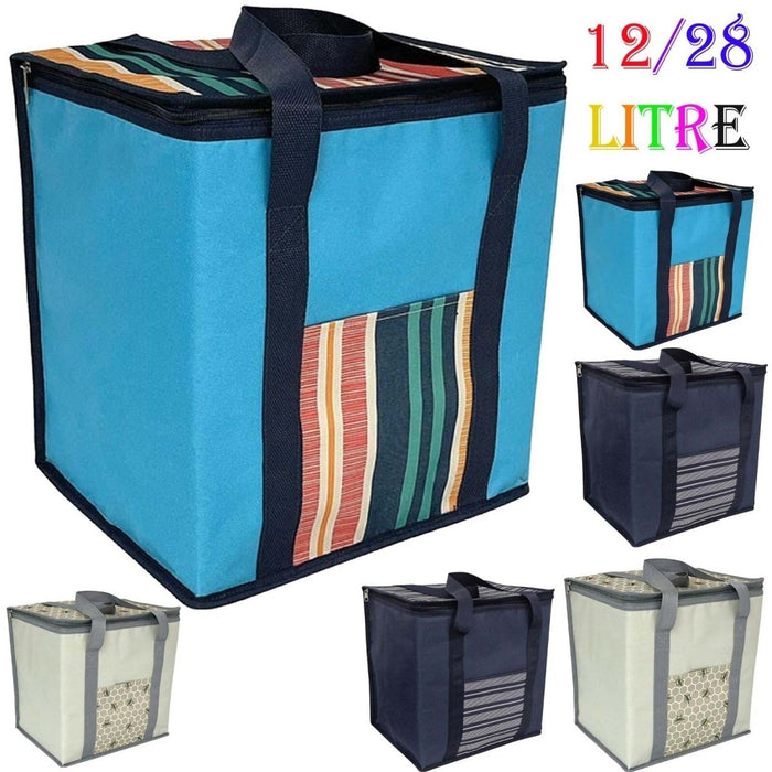 12/28L Insulated Cooling Backpack Picnic Camping Hiking Rucksack Ice Cooler Bag.