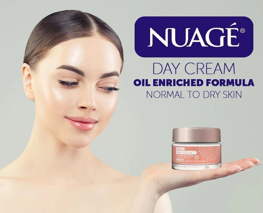 Nuage Day & Night Cream Set 2 x 50ml Argan Oil Retinol Vitamin E Normal Dry Skin