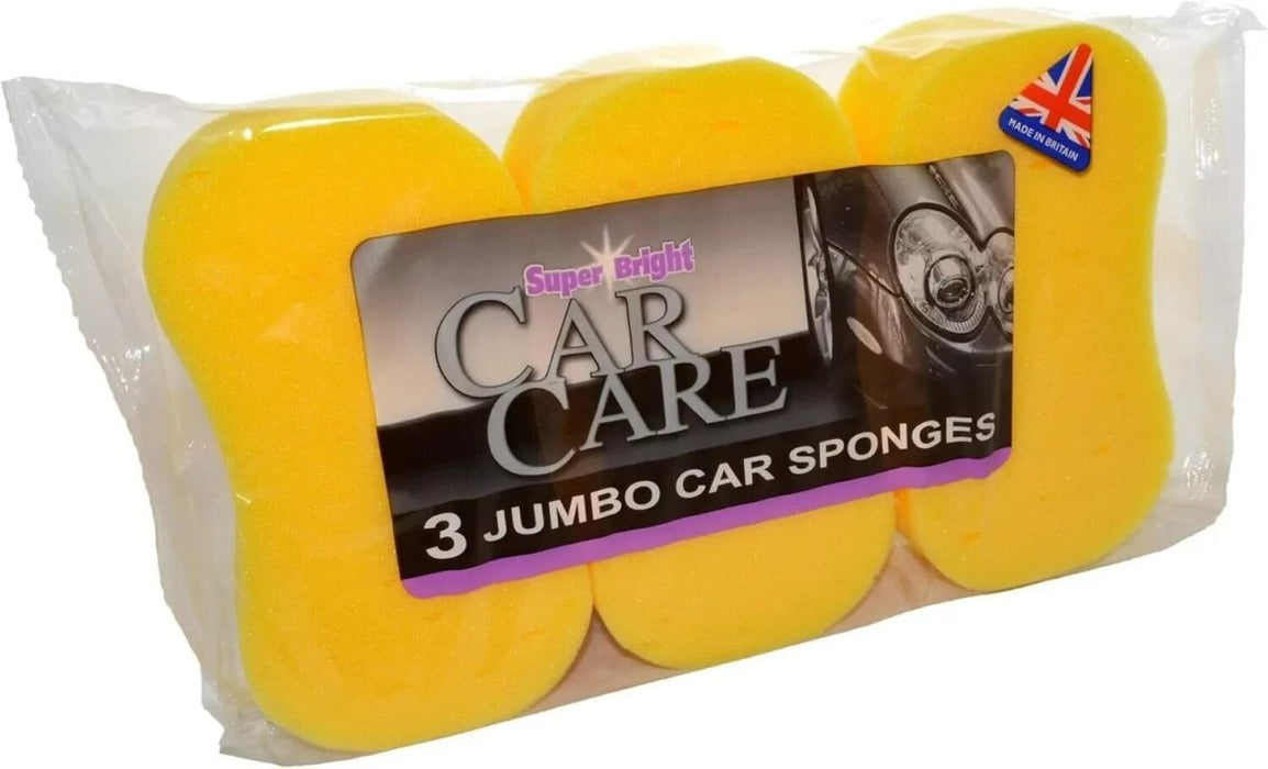 CAR SPONGES (Pack of 9) - Car Wash Sponges Bulk