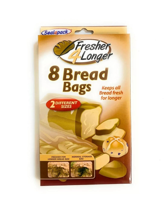 Bread Bags Sealapack 8x Keeps Loaf Fresher For Longer Two Sizes Of Bags SAP1041