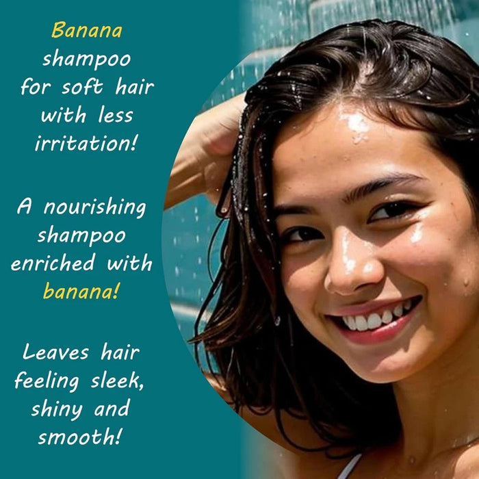 XHC Banana Shampoo XPEL Hair Care for Shiny & Smooth Hair 400ml - Pack of 12