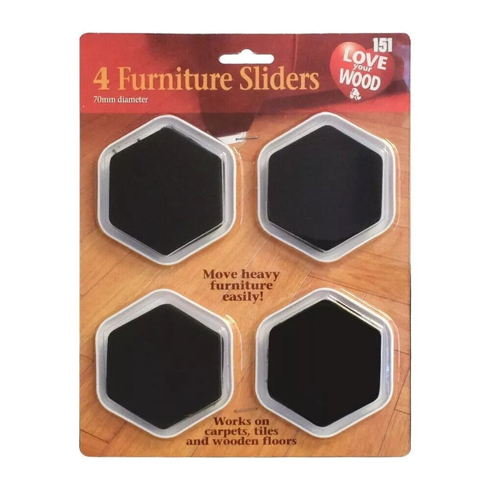 Heavy Duty Furniture Sliders 4Pcs Movers Magic Moving Gliders Removal Lift pad
