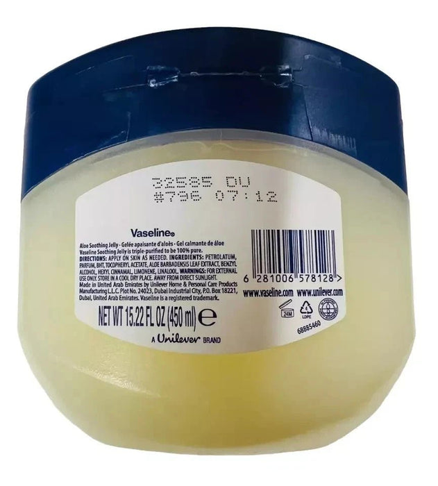3 X Vaseline Cocoa Butter Rich Conditioning Moisturising Jelly 450ml.