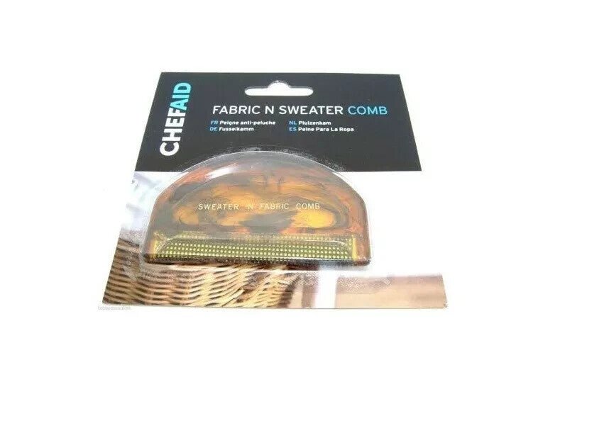 Chef Aid Fabric & Sweater Comb Lint Remover, De-Bobbler for Clothes, Sweater