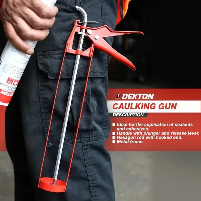 Caulking Gun Professional Heavy Duty Silicone Sealant Tube Caulking Skeleton Gun